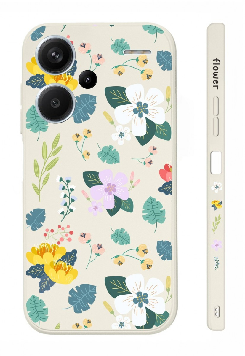 Kryt TopQ Design Xiaomi Redmi Note 13 Pro+ 5G Jarní kvítí 123252