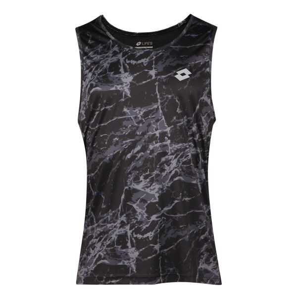 Lotto RUN FIT TANK TOP Pánské běžecké tílko, černá, velikost