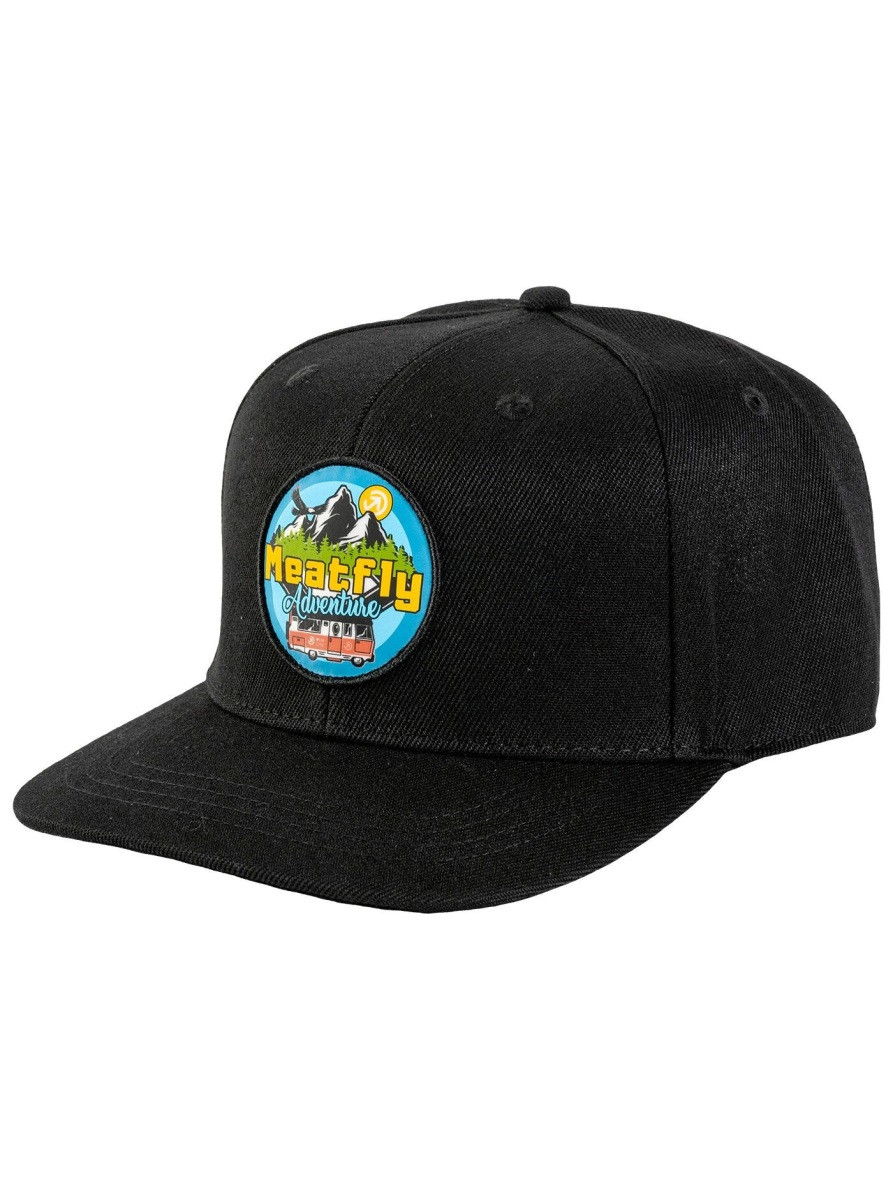 Kšiltovka meatfly tyler snapback černá one size