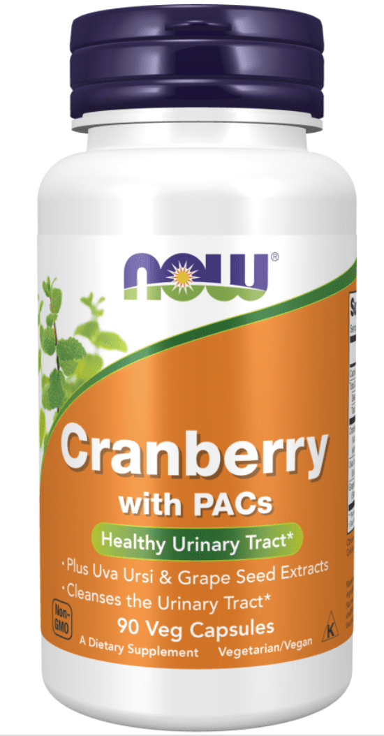 Now® Foods NOW Cranberry with PACs, brusinka s proanthokyanidiny, 90 rostlinných kapslí