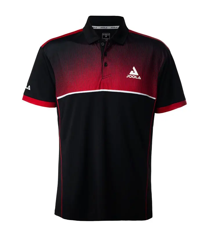 Pánské tričko Joola  Shirt Edge Black/Red XXL