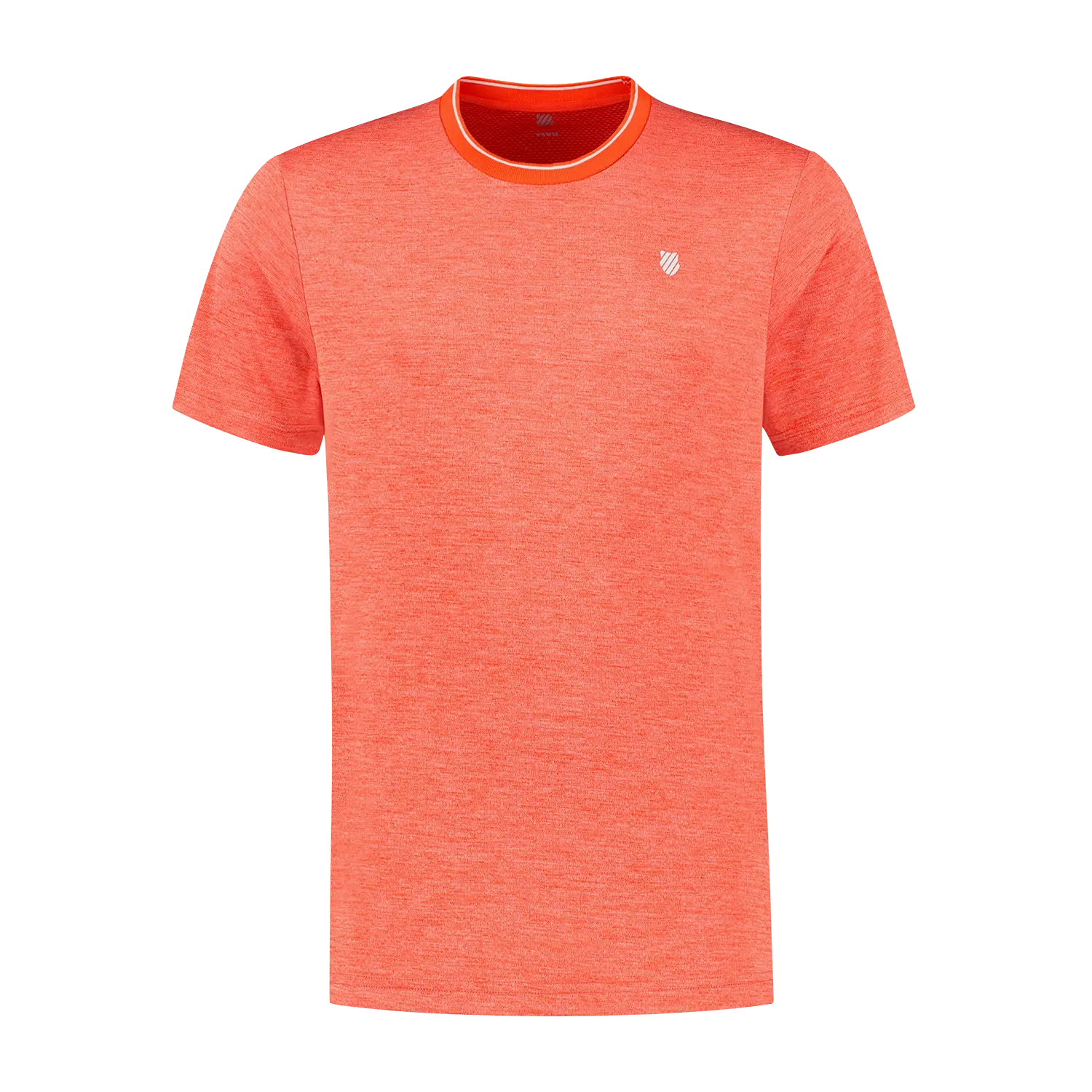Pánské tričko K-Swiss  Hypercourt Double Crew Spicy Orange M
