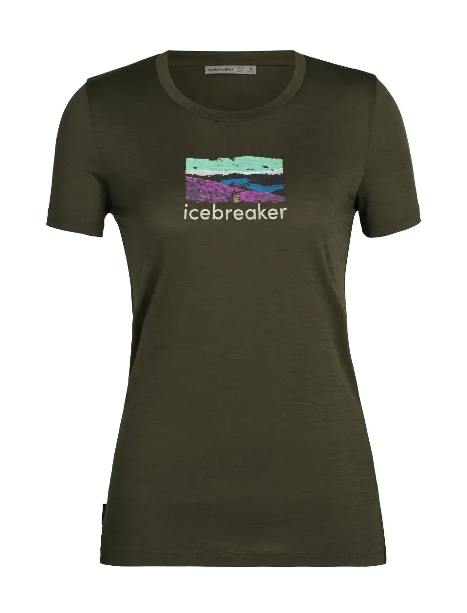 Dámské tričko Icebreaker  Tech Lite II SS Tee Trailhead Loden