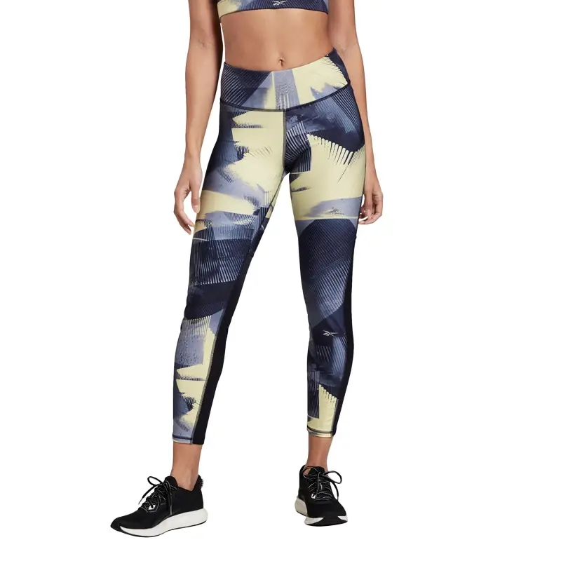 Dámské legíny Reebok Tight AOP fialové, XS