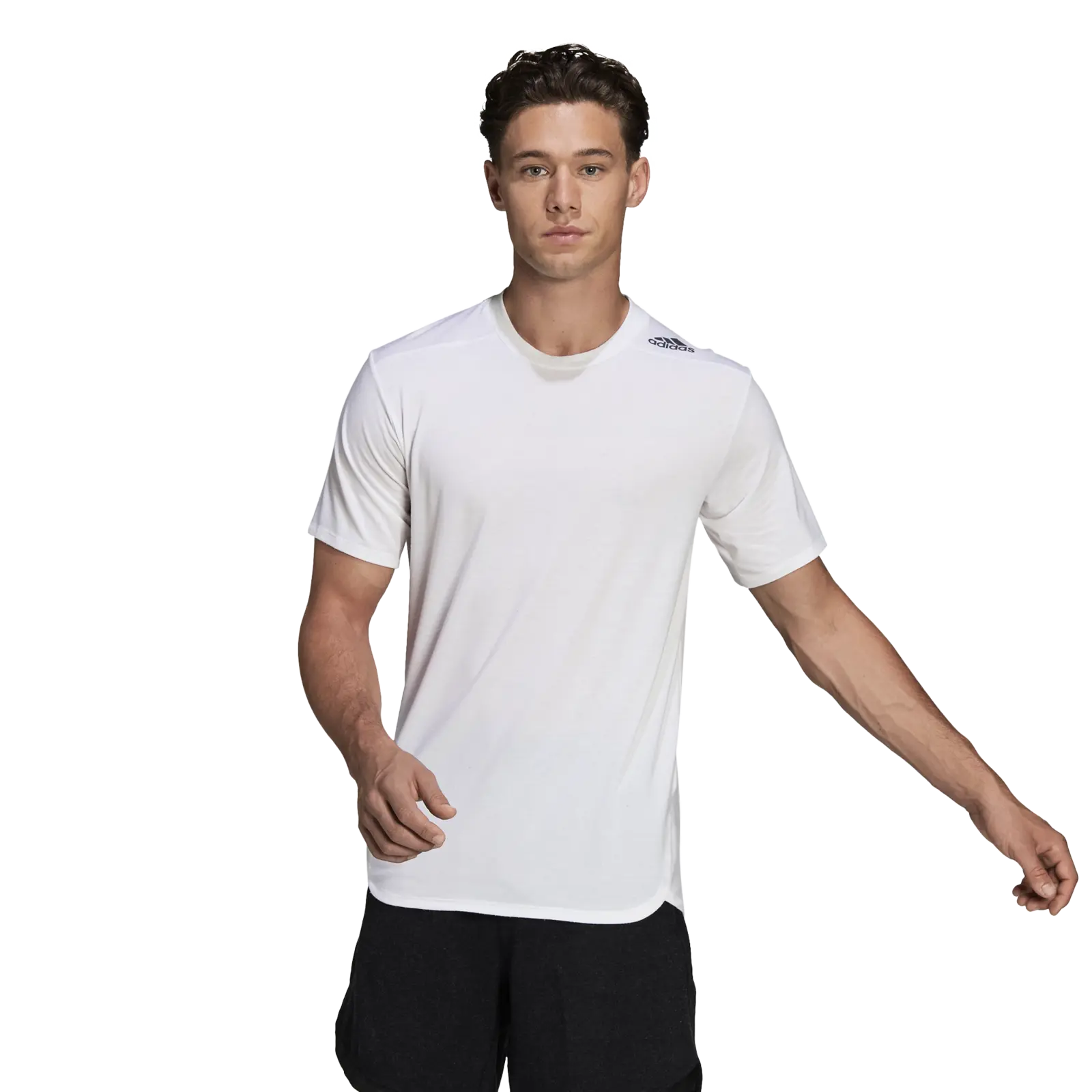 Pánské tričko adidas  Designed For Training Tee White