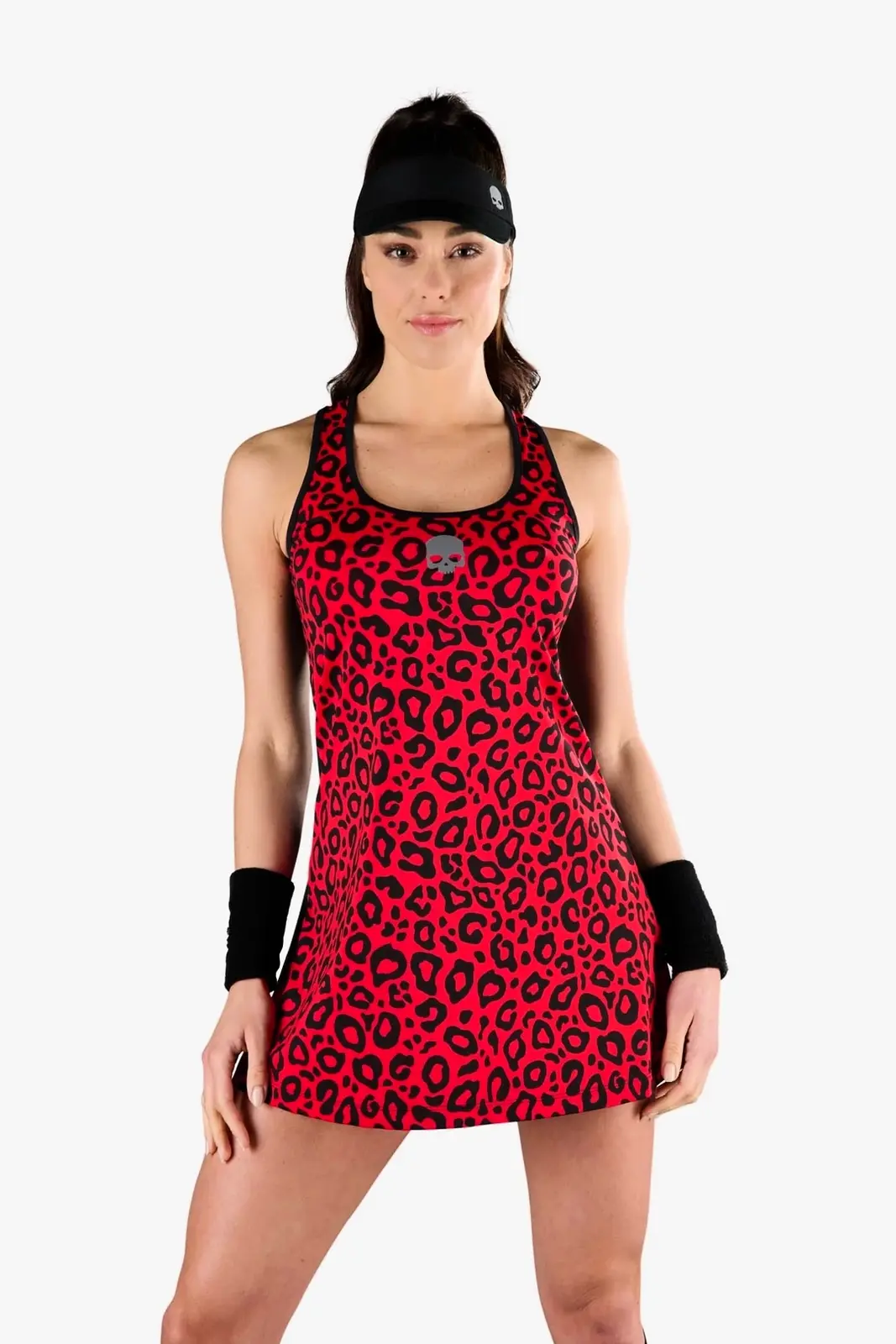 Dámské šaty Hydrogen  Panther Tech Dress Black/Red M