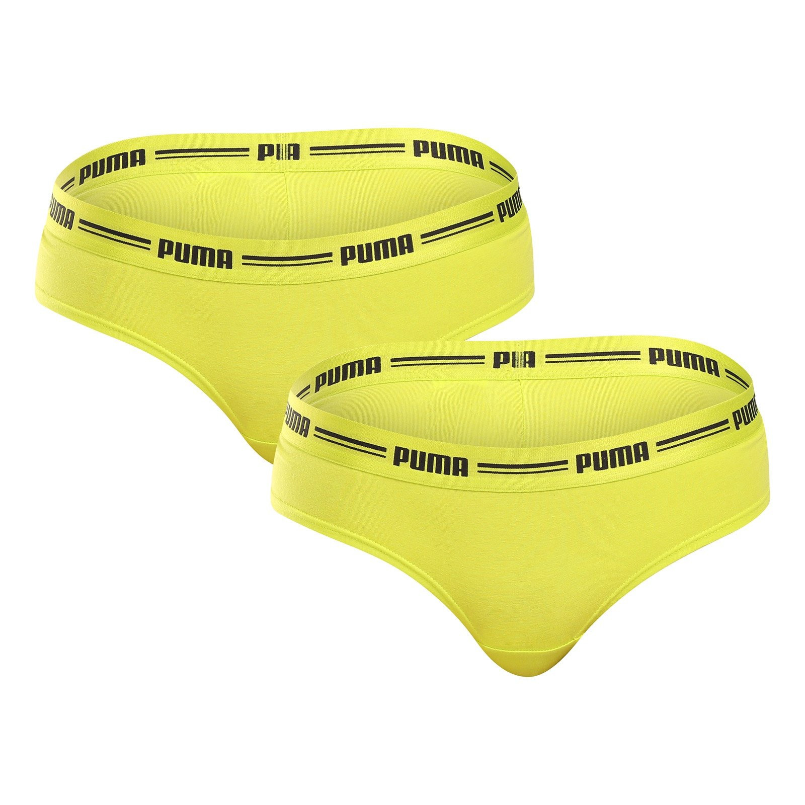 2PACK dámské kalhotky brazilky Puma žluté