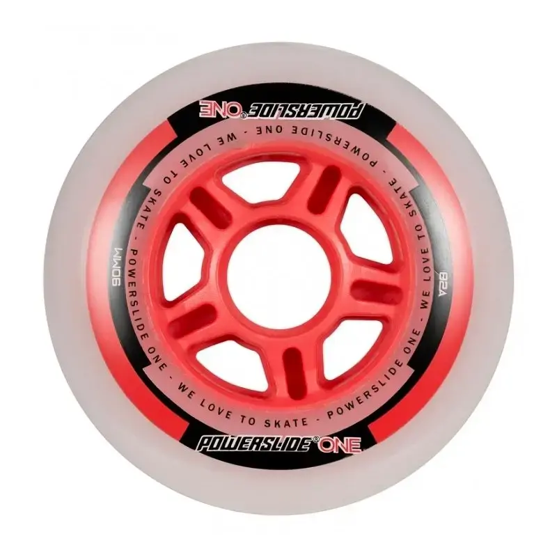 Inline kolečka Powerslide One Complete 80 mm 82A + ložiska ABEC 5 + 8 mm Spacer 8 ks