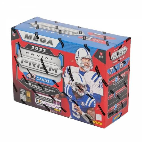 2023 Panini Prizm NFL Football Mega Box - Purple Pulsar Prizms