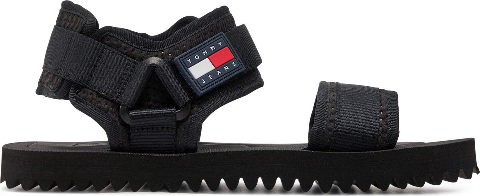 Sandály Tommy Jeans Tjm Sandal Luxe EM0EM01387 Černá