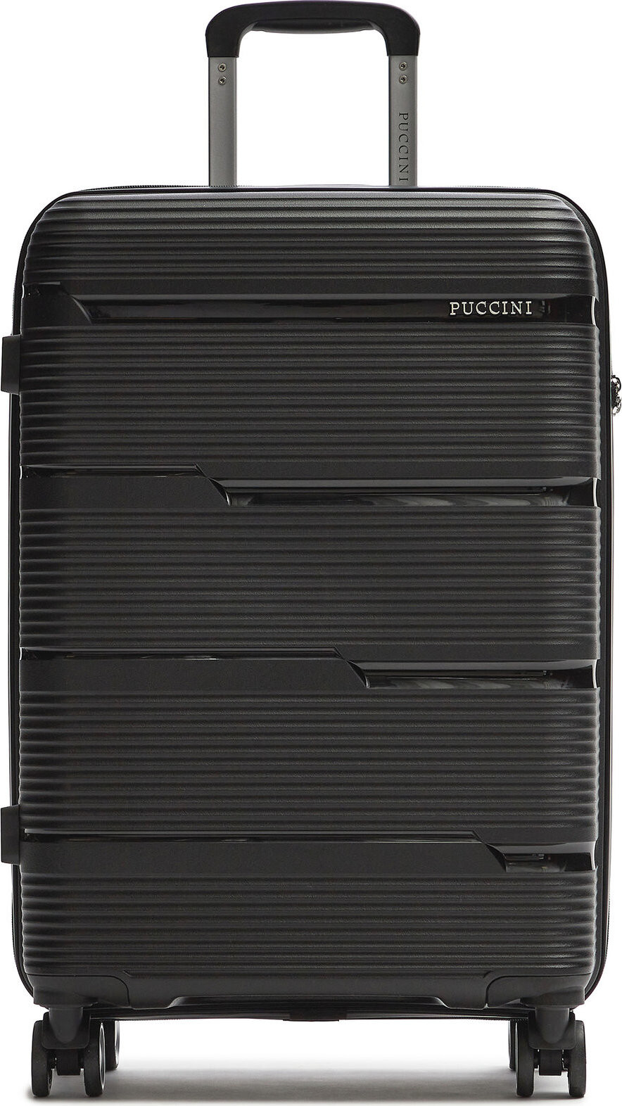Střední kufr Puccini PP023B Černá