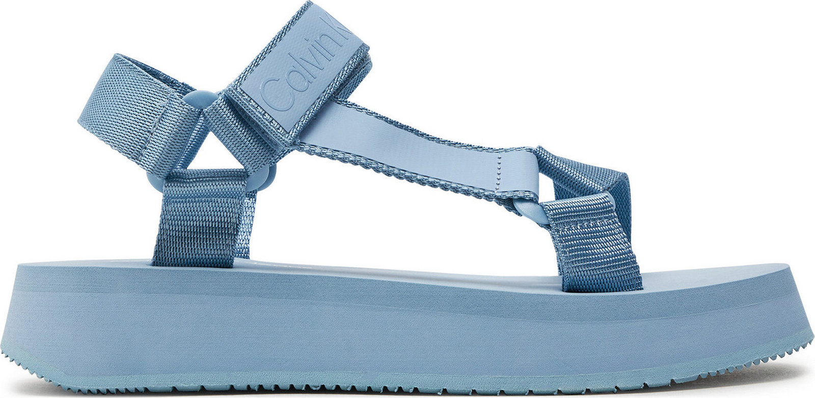 Sandály Calvin Klein Jeans Sandal Velcro Webbing Dc YW0YW01353 Modrá