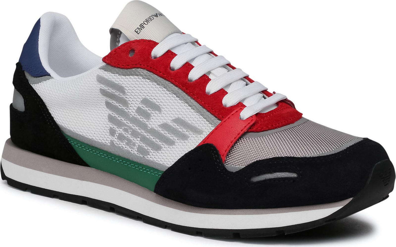 Sneakersy Emporio Armani X4X537 XM678 N640 Navy/Grey/Red/O.Wht