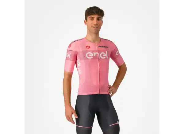 Castelli Giro 107 Race pánský dres krátký rukáv Rosa Giro vel. M