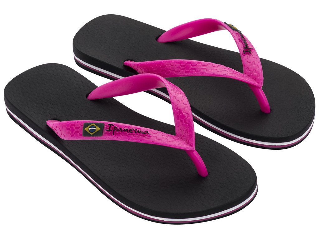 Ipanema Classic Brasil II 80408-AR828 Dámské žabky černo / růžové 37