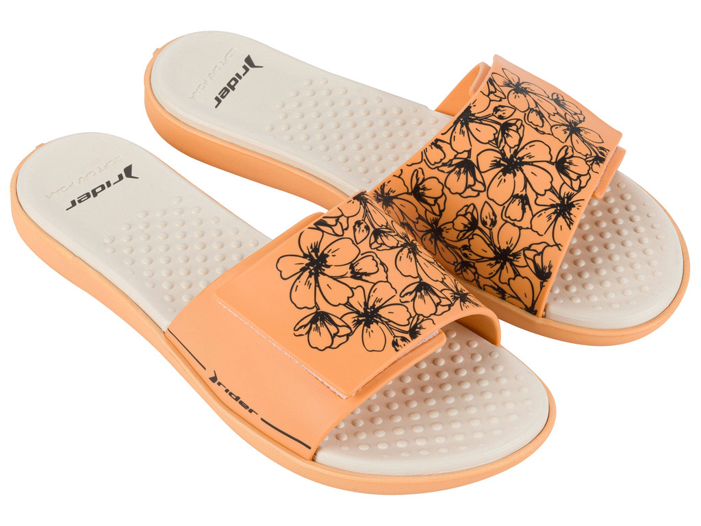Rider Pool V Slide 83502-AR353 Dámské pantofle oranžovo / béžové 37