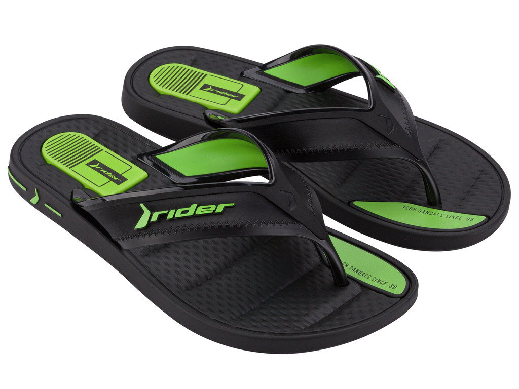 Rider Sprint Dedo 12015-AN372 Pánské žabky černo / zelené 41