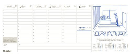 Daňový kalendář pro podnikatele 2025 - stolní kalendář