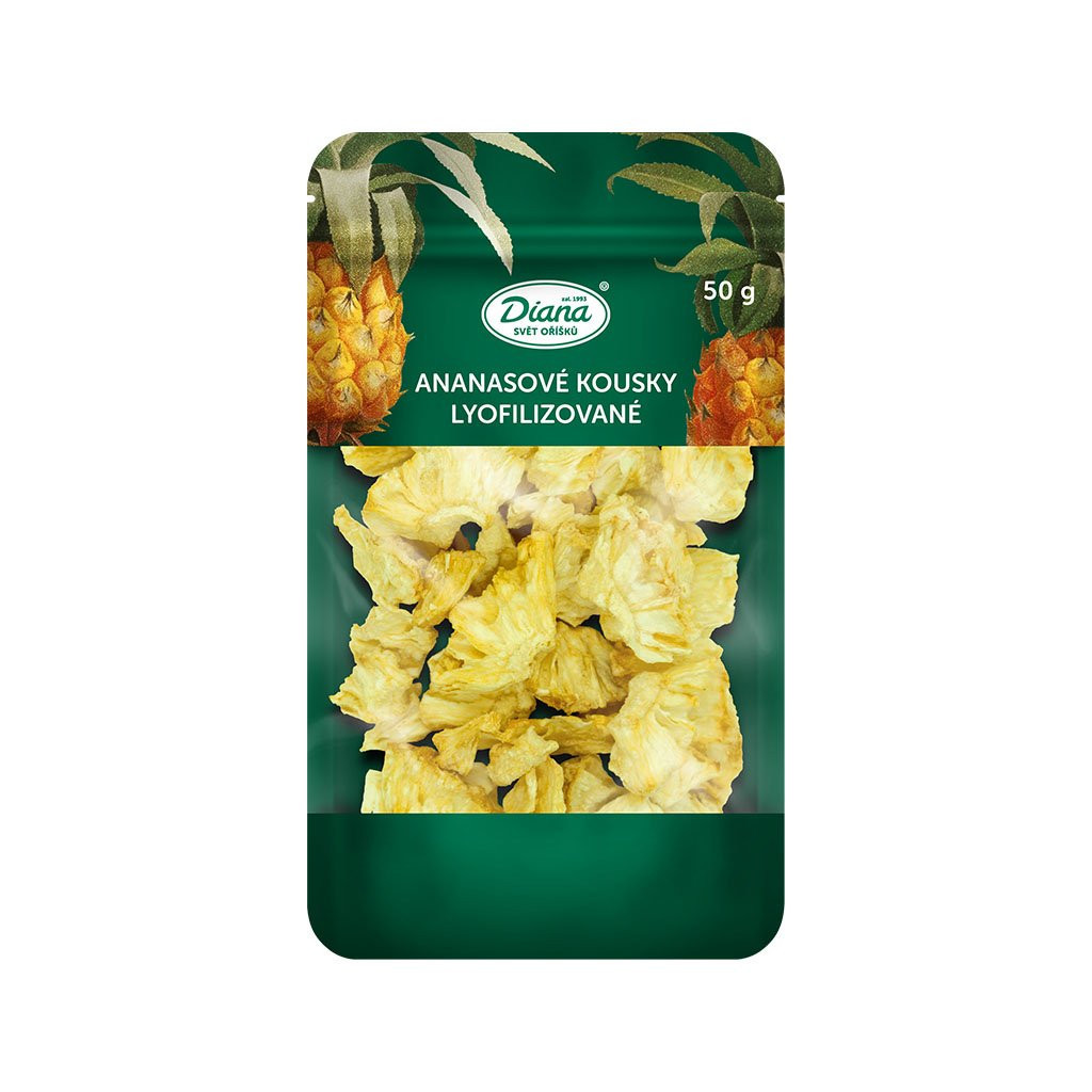Diana Company Ananasové kousky lyofilizované 50 g