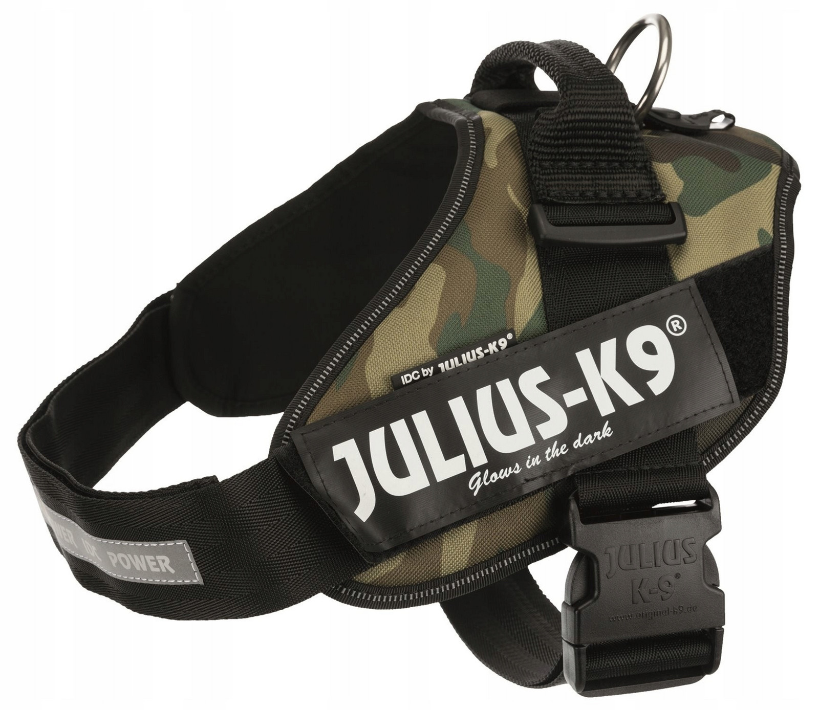 JULIUS-K9 IDC® Power postroj – maskáčový - velikost 0: obvod hrudníku 58 - 76 cm