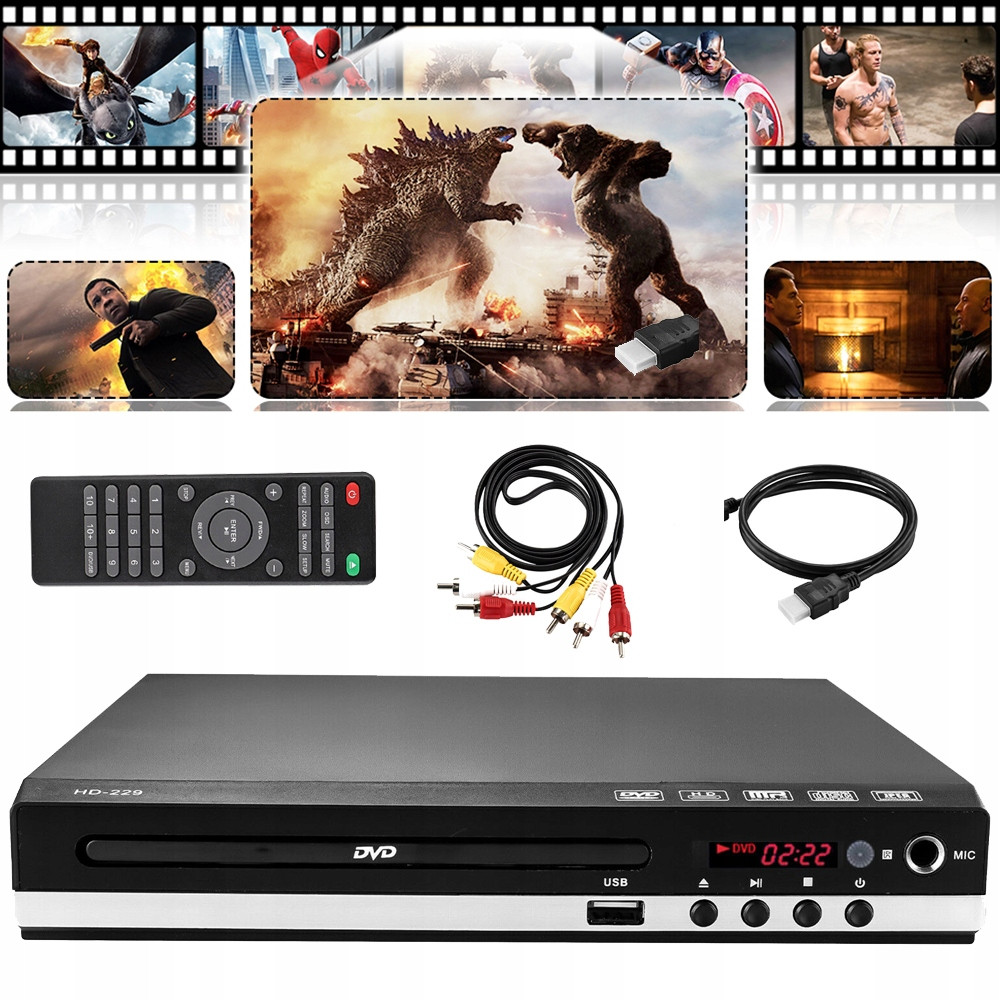 DVD Přehrávač, VCD Přehrávač Pro Tv, 1080P Hdmi DVD Přehrávač