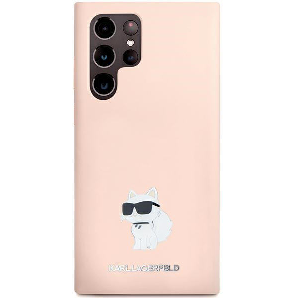 Pouzdro Karl Lagerfeld obal Ženské kryt Kočka case pro Galaxy S24 Ultra