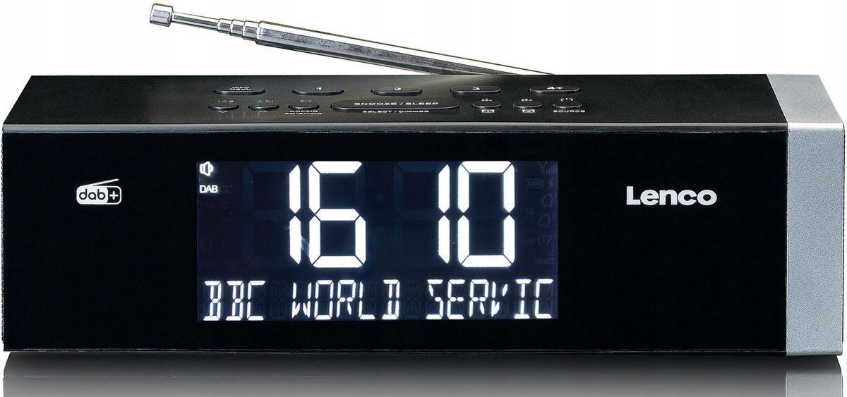 Hi-Fi radiobudík Lenco CR-640 Dab+ Fm Rds Usb Aux Big LCD