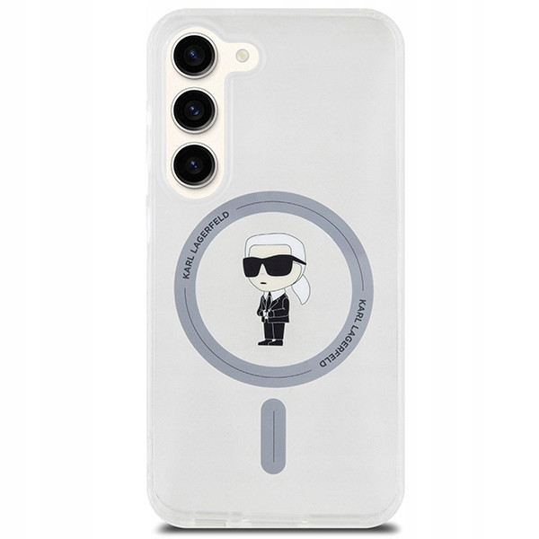 Originální Pouzdro Karl Lagerfeld obal MagSafe zadní kryt case pro Galaxy S24