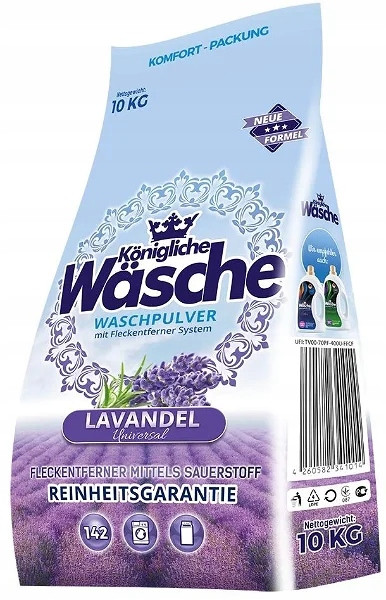 Königliche Wäsche Universal Levander 10 kg (142 praní)