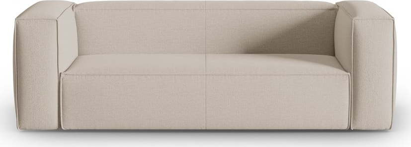 Béžová sametová pohovka 200 cm Mackay – Cosmopolitan Design