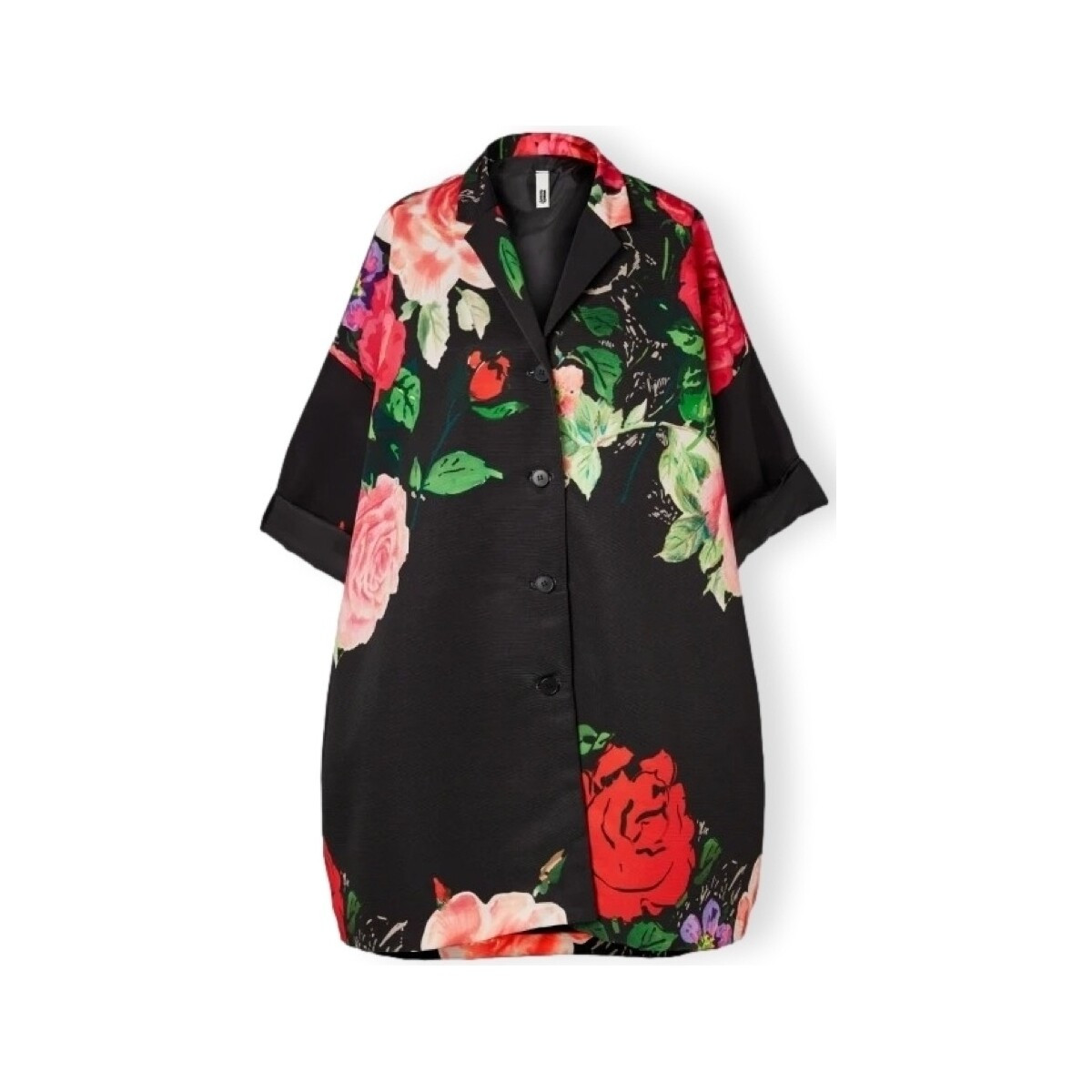 Wendy Trendy  Jacket 224039 - Floral  Černá