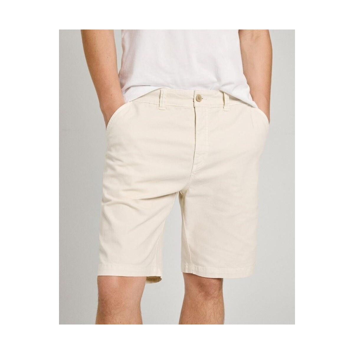 Pepe jeans  PM801101 CARPENTER SHORT  Béžová