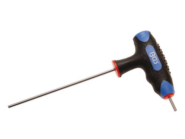 BGS Technic BGS 4010-2 Zástrčný šestihranný klíč (inbus) 2,5 mm s T-rukojetí a boční čepel