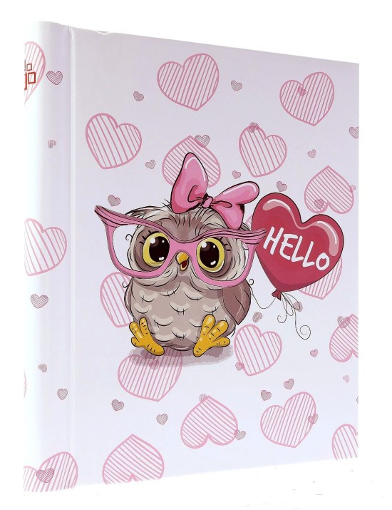 Gedeon Fotoalbum samolepicí - 10 listů - DRS10 Hello Owl pink