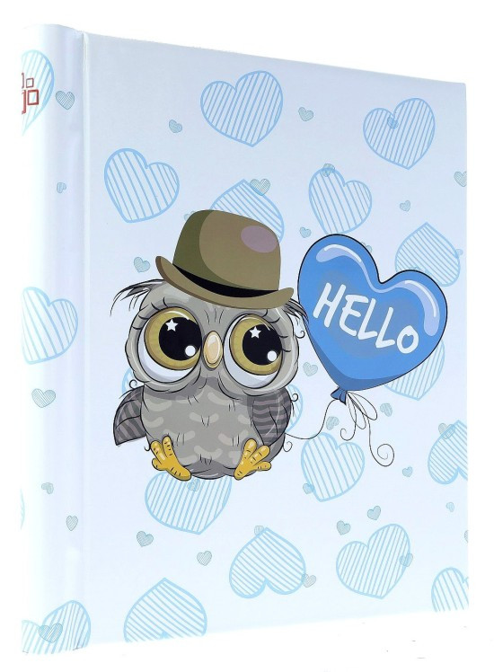 Gedeon Fotoalbum samolepicí - 20 listů - DRS20 Hello Owl blue