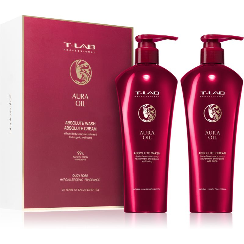 T-LAB Professional Aura Oil Body dárková sada(na vlasy a tělo)