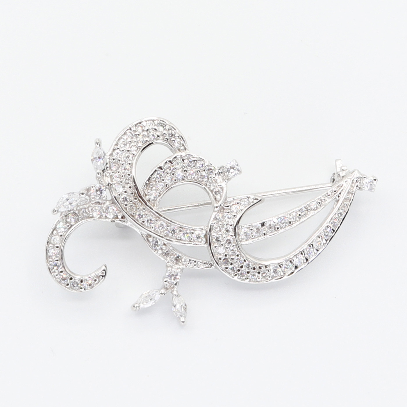 Stříbrná brož BR57