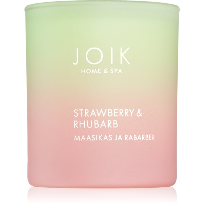 JOIK Organic Home & Spa Strawberry & Rhubarb vonná svíčka 150 g