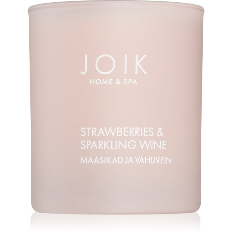 JOIK Organic Home & Spa Strawberries & Sparkling Wine vonná svíčka 150 g