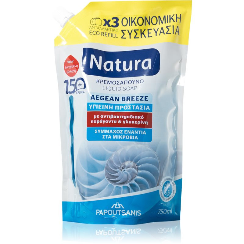 PAPOUTSANIS Natura Aegean Breeze náhradní náplň 750 ml