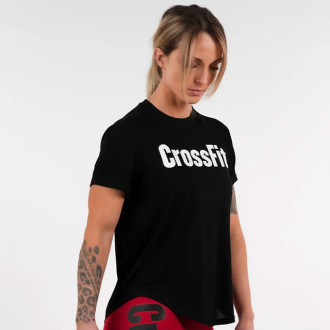 Northern Spirit Dámské tričko CrossFit epaulet - černé NS48