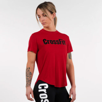 Northern Spirit Dámské tričko CrossFit epaulet - červené NS49