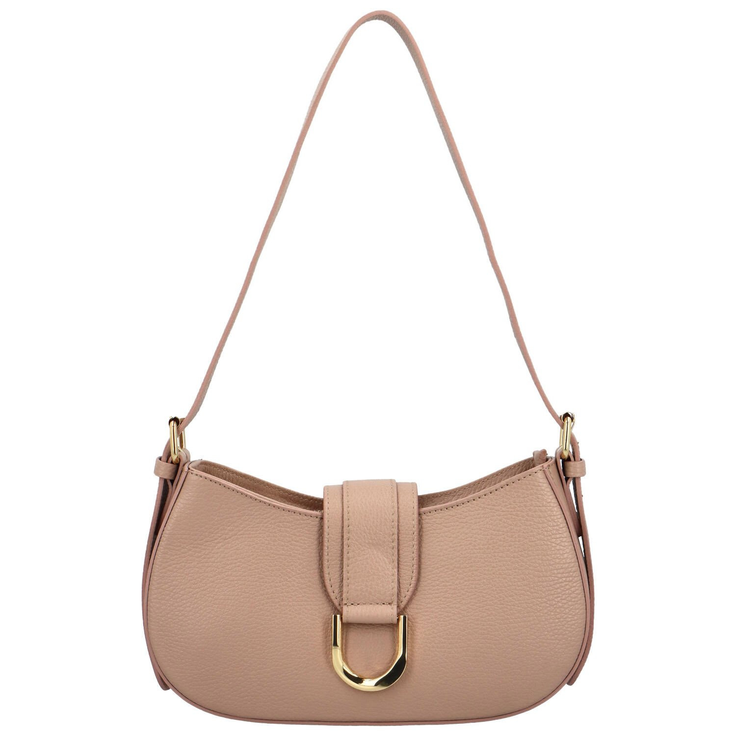 Stylová dámská kožená crossbody Vodie, růžová