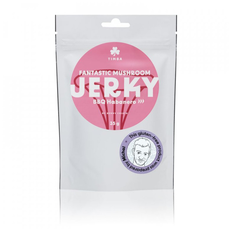 Houbové jerky Timba Mushroom Jerky - BBQ Habanero