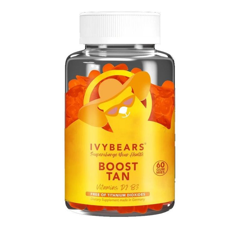 IvyBears Boost Tan vitamíny na opalování 60 ks