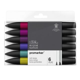 Sada popisovačů WN Promarker 6ks Rich Tones