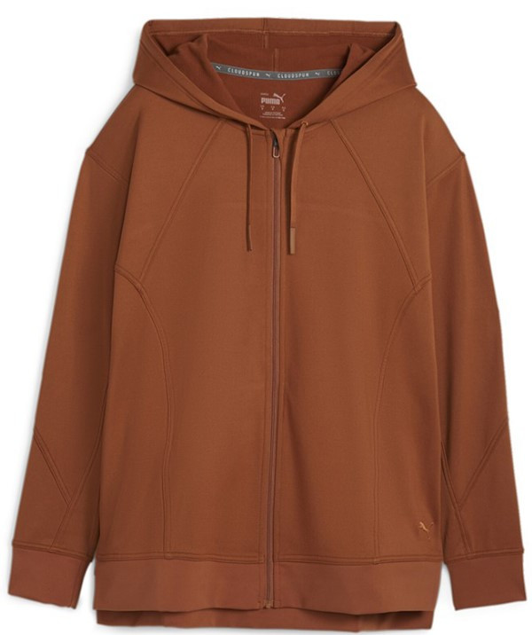 Mikina s kapucí Puma W TRAIN CLOUDSPUN FZ HOODIE