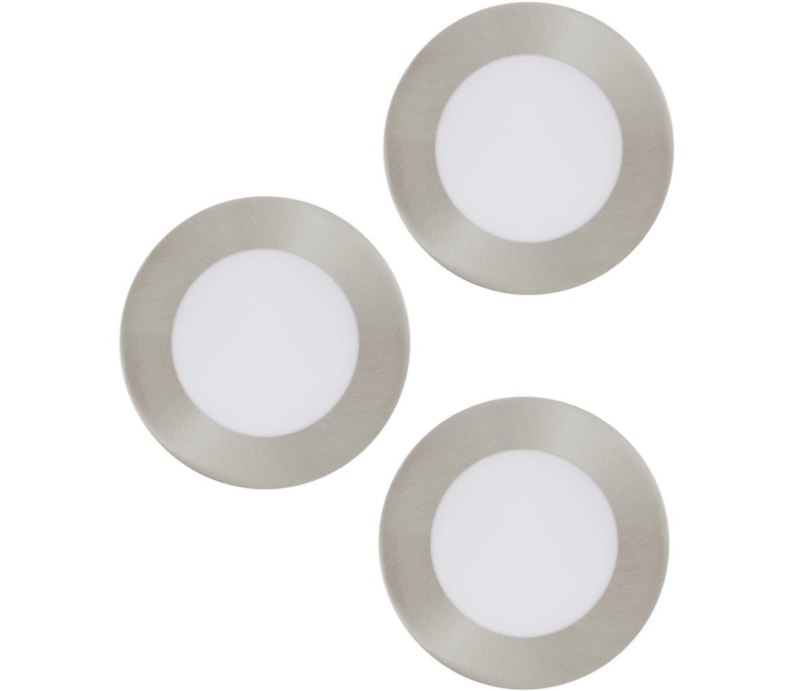 Eglo Eglo 98632 - SADA 3x LED Podhledové svítidlo FUEVA 3xLED/5W/230V