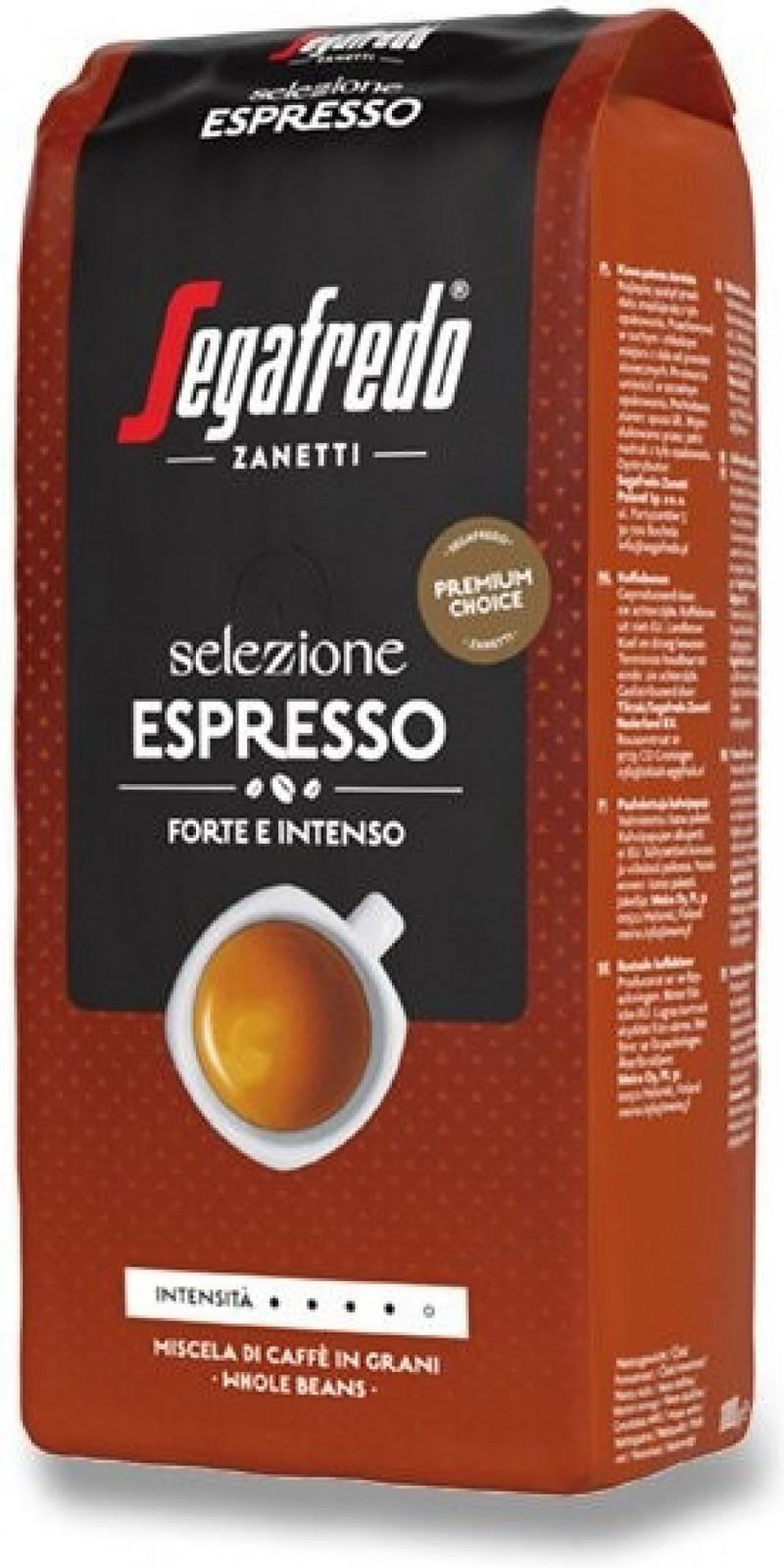 Segafredo Selezione Espresso, zrnková, 1000g
