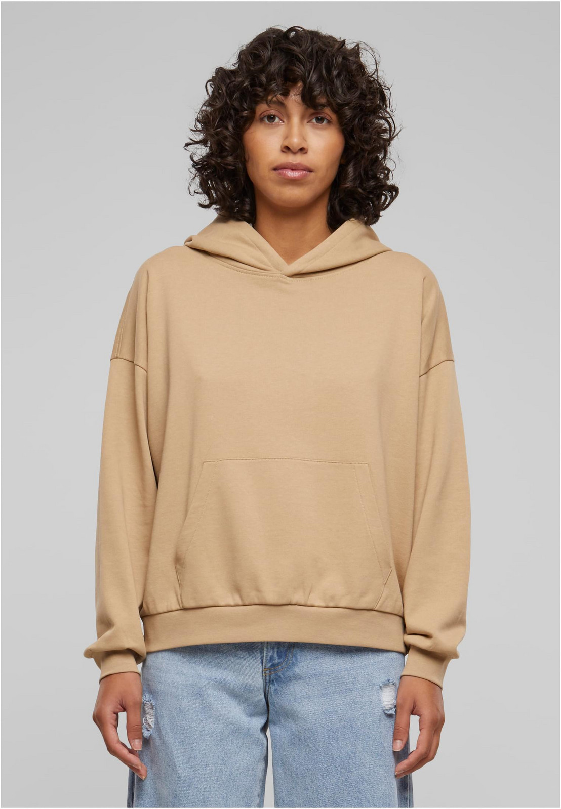 Dámská mikina Light Terry Oversized Hoodie - unionbéžová